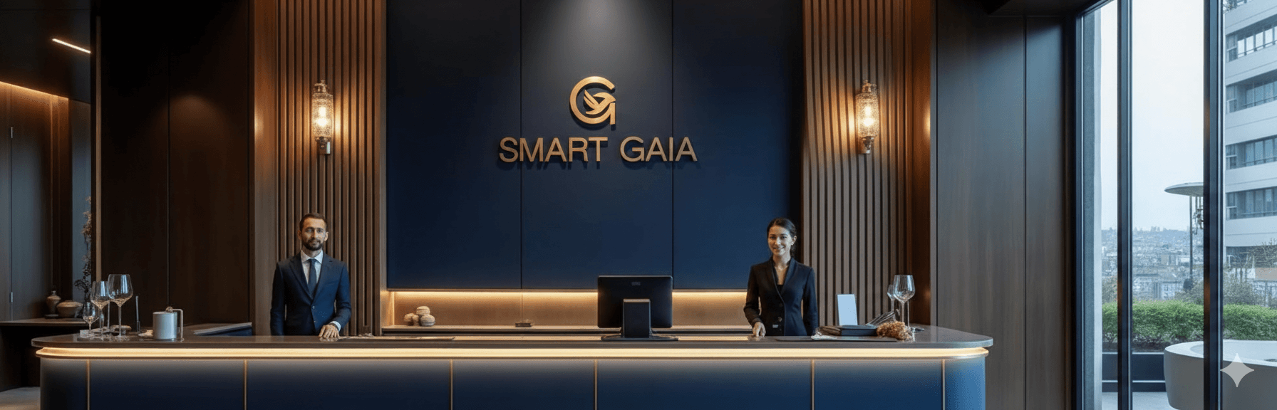 Smart Gaia hotel reception